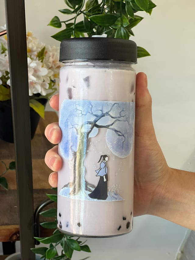 Taro Milk Tea.