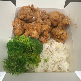 Orange Chicken Rice Bowl